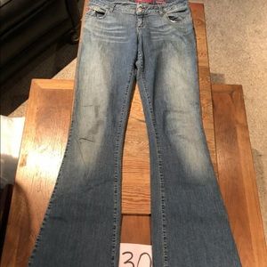 Miss Sixty Extra Low Tommy Jeans Sz 30 32x33 Flare